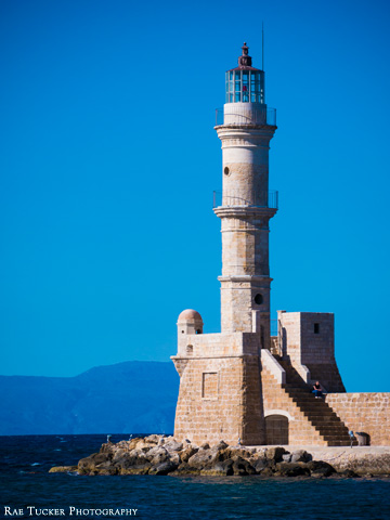 The Venetian Lighthouse has been guiding ships and boats since the 16th century in Chania, Crete.