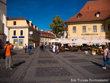 The Great Square in Sibiu, Romania