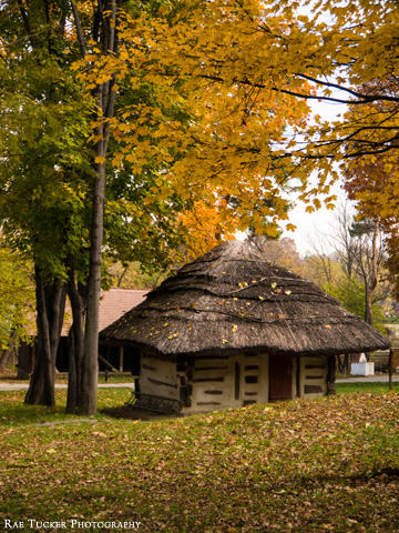 A home in the Village Museum in Bucharest, Romania