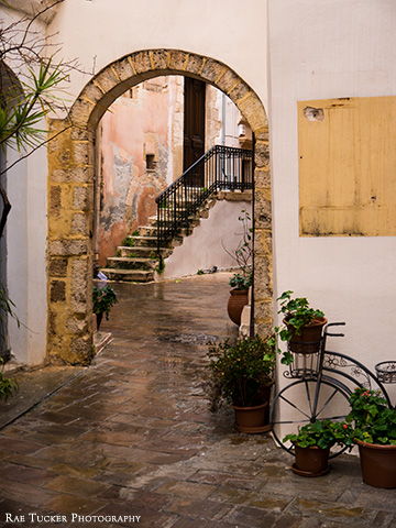 Arched Entrance in Chania, Greece