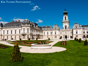 Summer at the Festetics Palace in Keszthely, Hungary