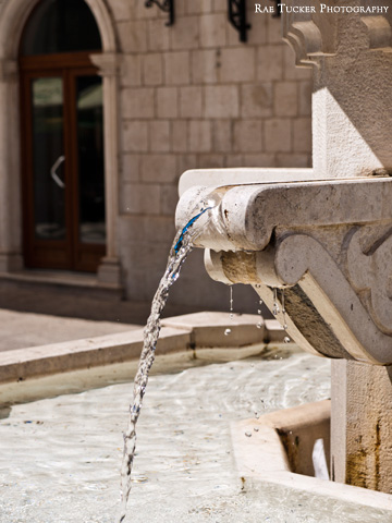 A water fountain in Trebinje, Bosnia and Herzegovina