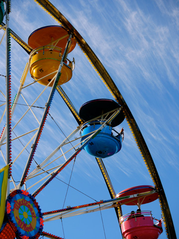 The ferris wheel at Playland in Vancouver, British Columbia, Canada
