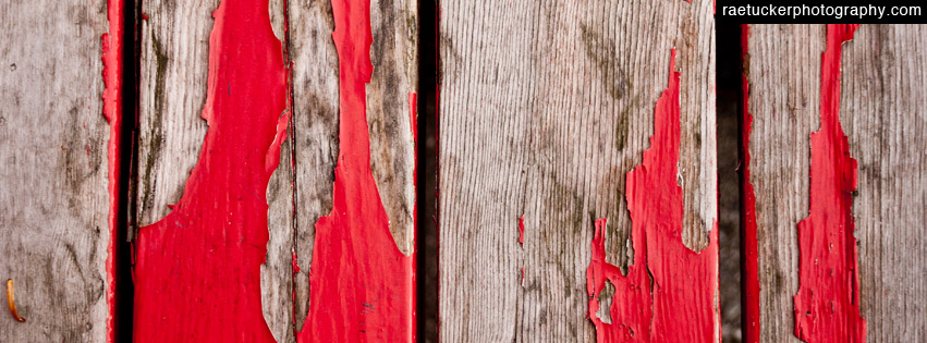 Red peeling paint free facebook banner download