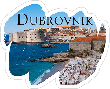 Dubrovnik Croatia Sticker