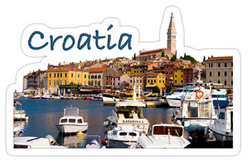 Rovinj Croatia Sticker