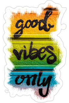 Good Vibes Only Sticker