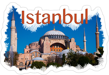 The Hagia Sophia in Istanbul Sticker