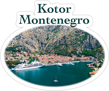 Kotor, Montenegro Sticker