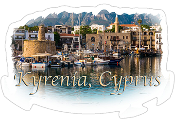 Kyrenia Cyprus Sticker
