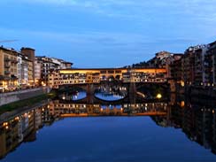 Arno River and Ponte Vecchio
