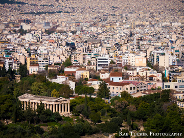 Overlooking Athens, Greece