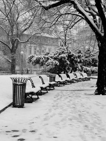 A winter stroll in Sofia, Bulgaria