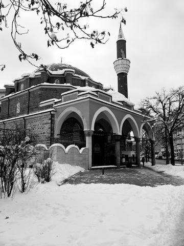 Winter at Alexander Nevsky Cathedral in Sofia, Bulgaria