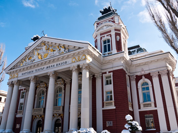 The National Theater in Sofia, Bulgaria