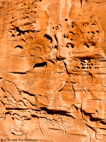 The interesting, red rock formations in Nevada's Valley of Fire