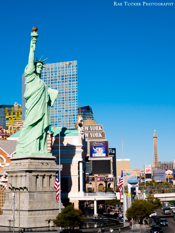 The iconic Strip in Las Vegas, Nevada