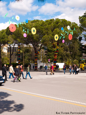 Spring time in Tirana, Albania
