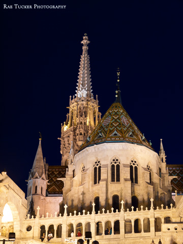 Budapest Architecture At Night
