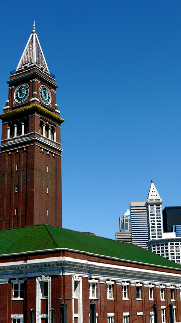 The train station in Seattle, Washington