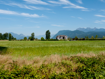 Farm house in British Columbia, Canada