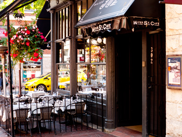 Cafe in Gastown in Vancouver, British Columbia