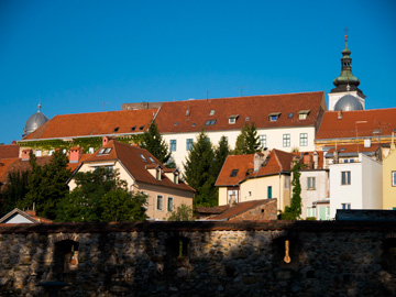 View of Upper Town in Zagreb, Croatia