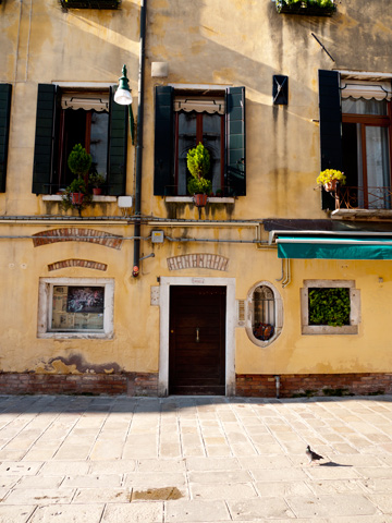A wall in Venice, Italy
