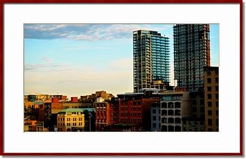 Vancouver Skyline Framed Prints