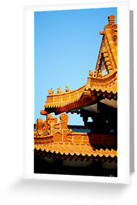 Seattle's International Gate Greeting Cards