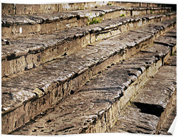 Time Weathered Stairs Posters