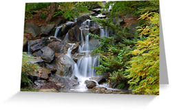 Waterfall Greeting Cards
