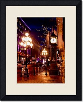 Steam Clock Framed Prints