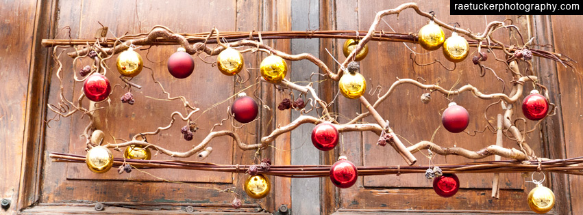 Christmas Ornaments Facebook Banner