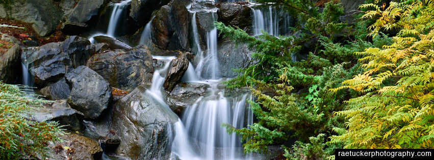 Waterfall free facebook banner