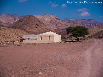 A small mosque in the Dana Reserve in Jordan