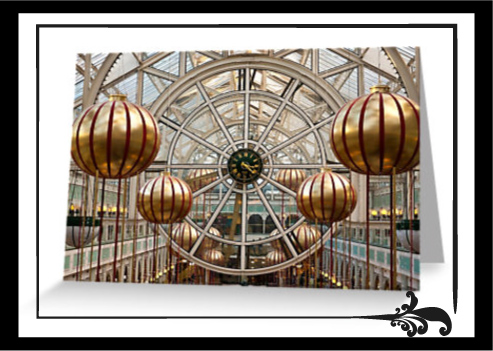 Christmas time greeting card