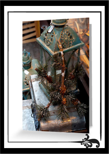 Christmas Lantern Greeting Card